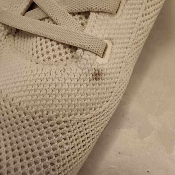 Size 9 Peter Millar Luxury Ivory Knit Upper Athletic Shoes VG Condition! No Box - Picture 6 of 11